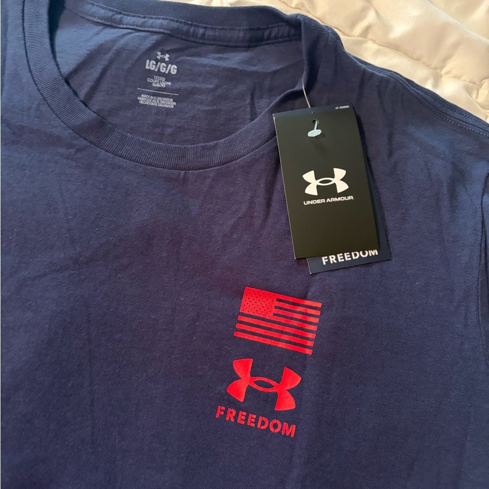 Under Armour Men's Navy Freedom Tee